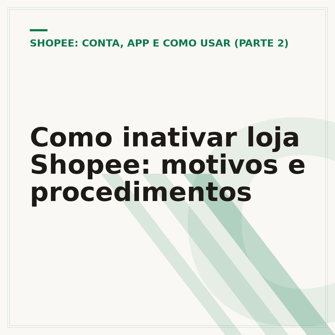 Como inativar loja Shopee: motivos e procedimentos