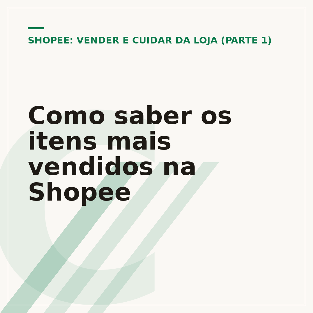 Como saber os itens mais vendidos na Shopee