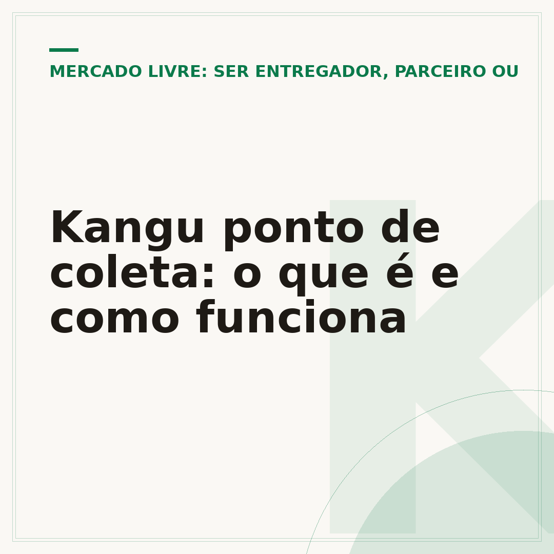 Kangu ponto de coleta: o que é e como funciona