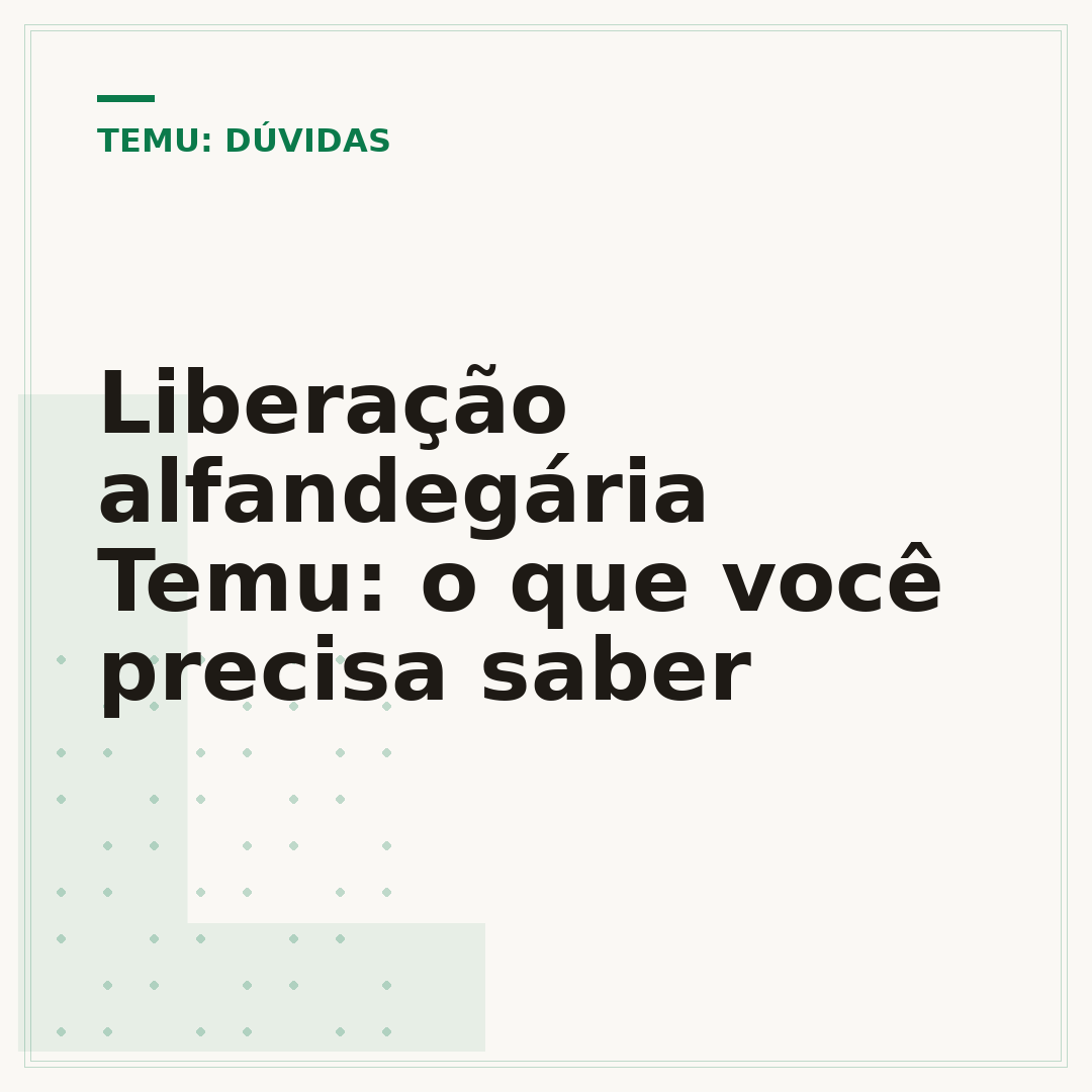 Liberação alfandegária Temu: o que você precisa saber