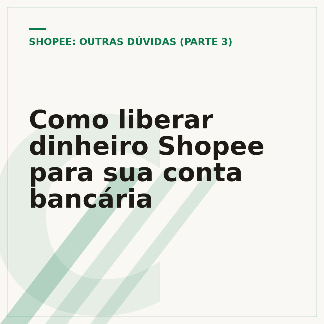 Como liberar dinheiro Shopee para sua conta bancária