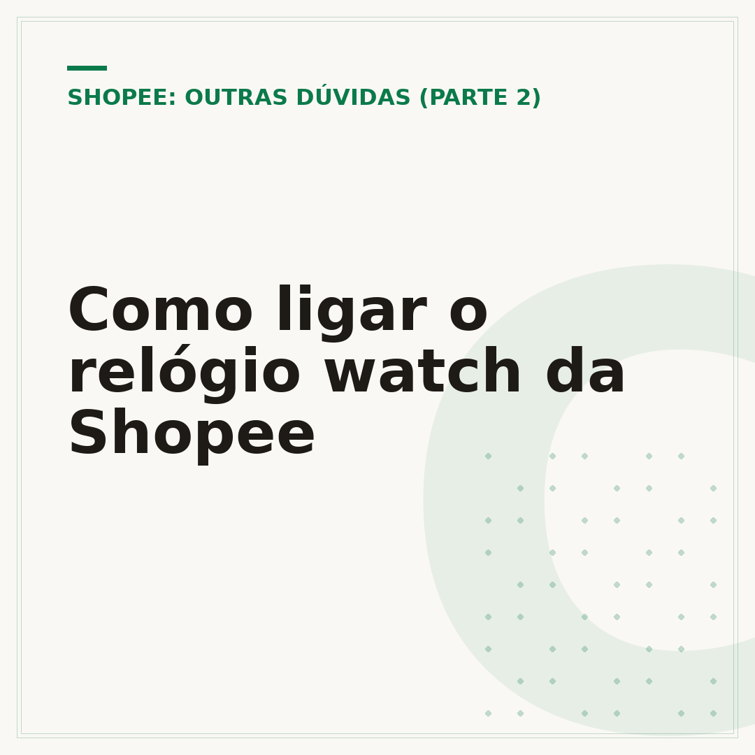 Como ligar o relógio watch da Shopee