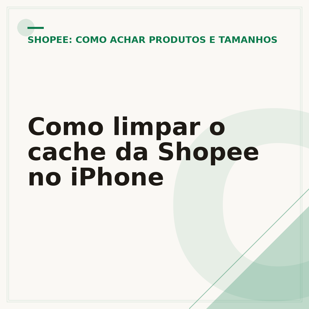 Como limpar o cache da Shopee no iPhone