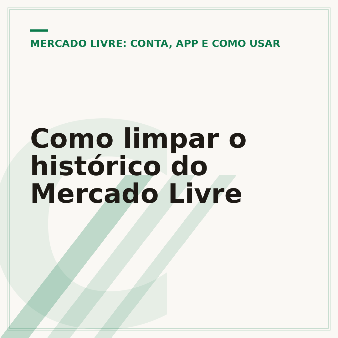 Como limpar o histórico do Mercado Livre