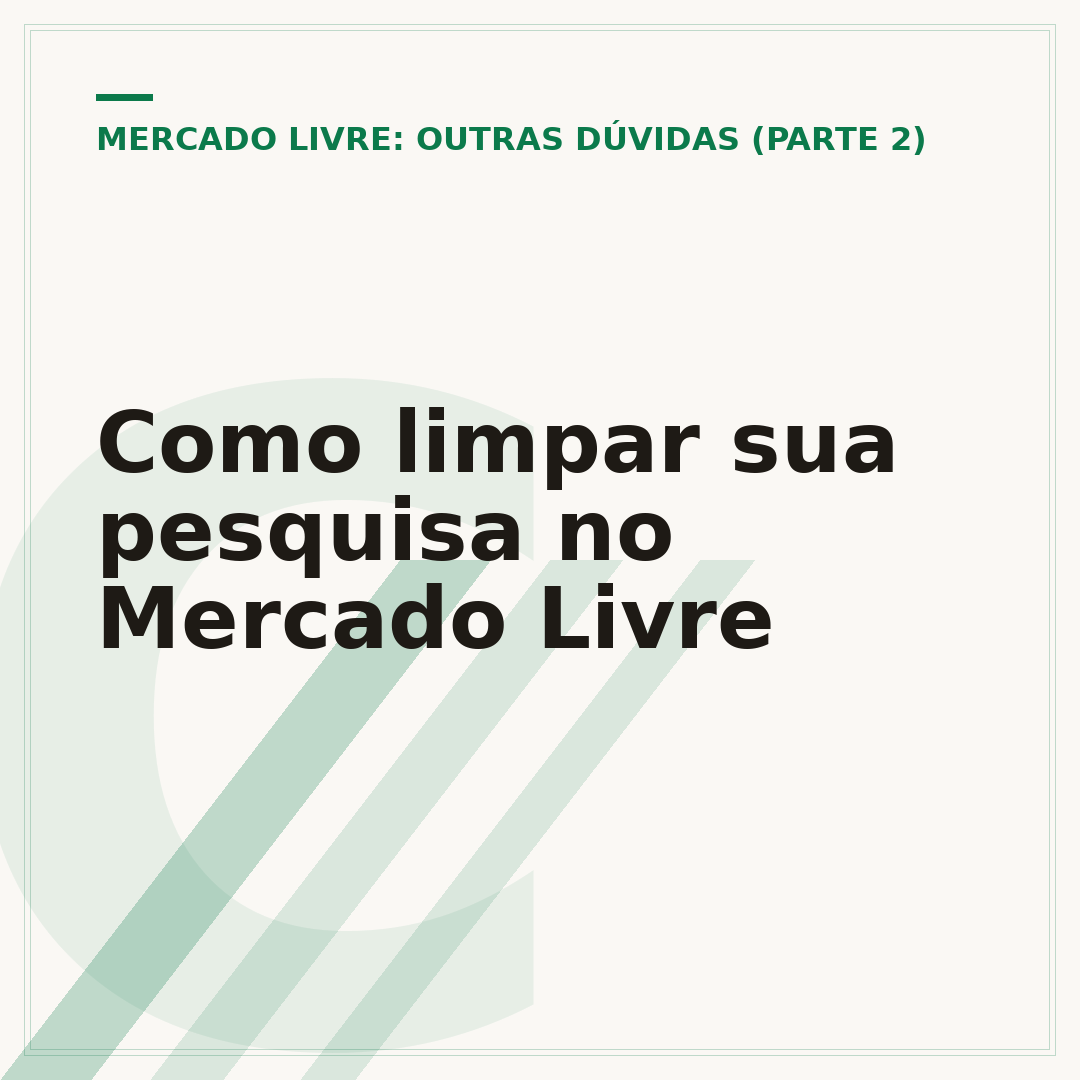 Como limpar sua pesquisa no Mercado Livre