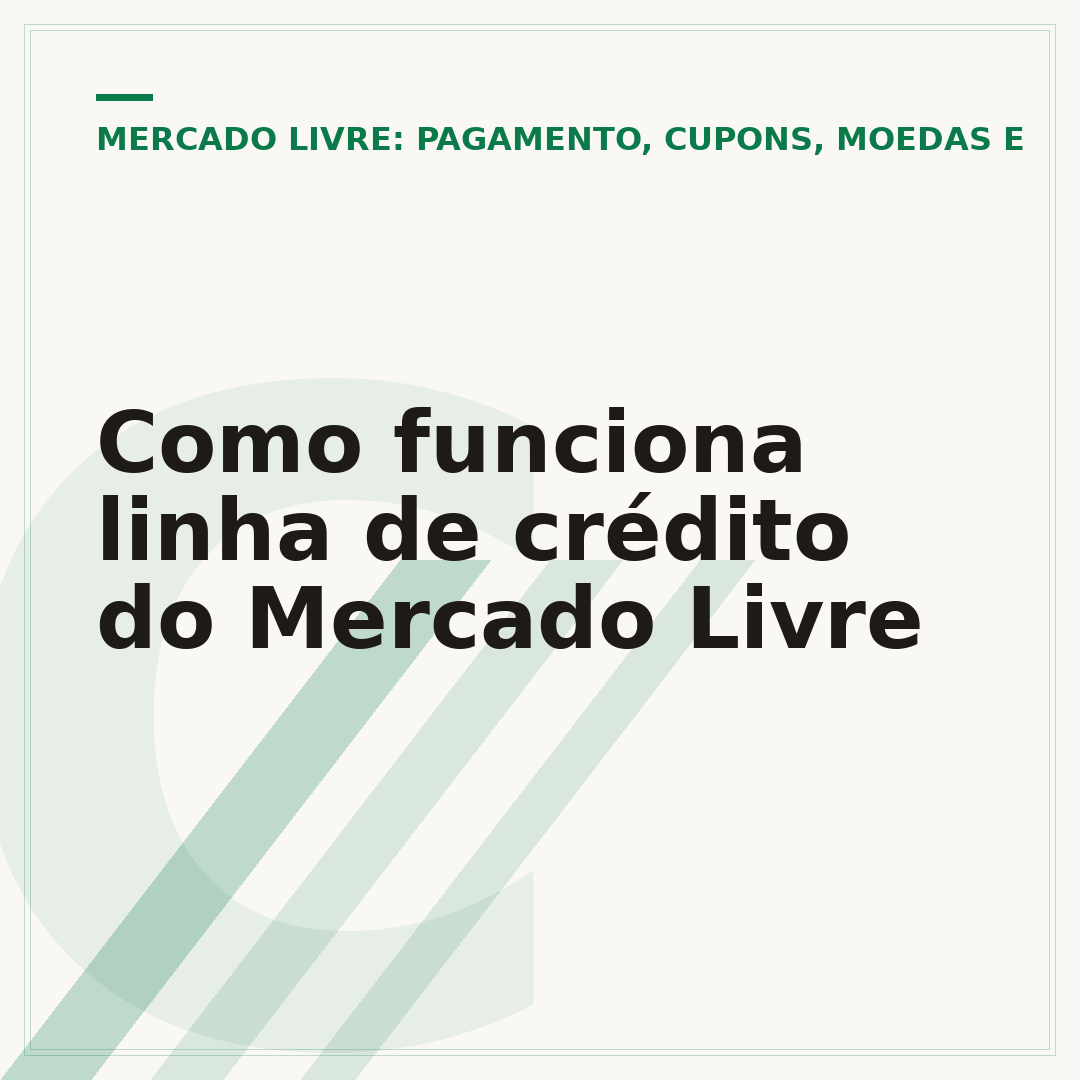 Como funciona linha de crédito do Mercado Livre
