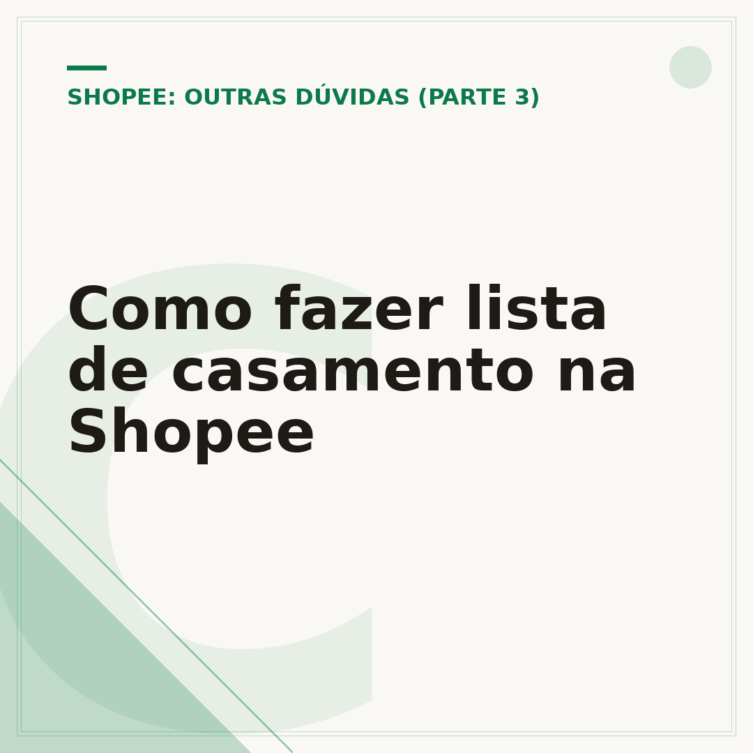 Como fazer lista de casamento na Shopee