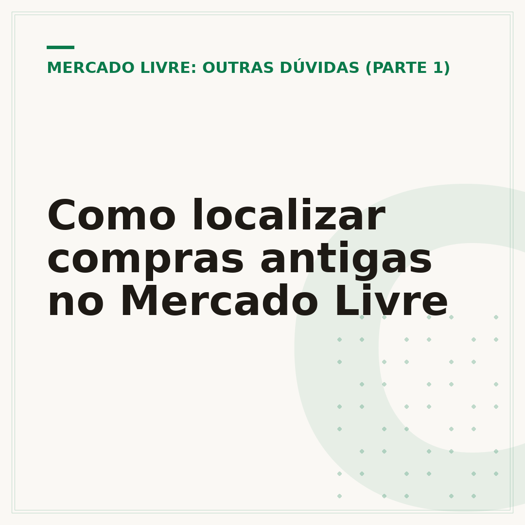 Como localizar compras antigas no Mercado Livre
