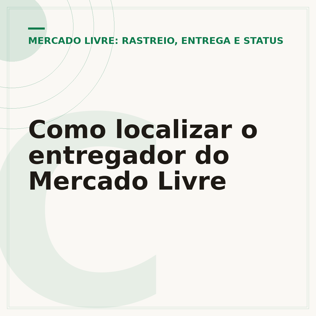 Como localizar o entregador do Mercado Livre