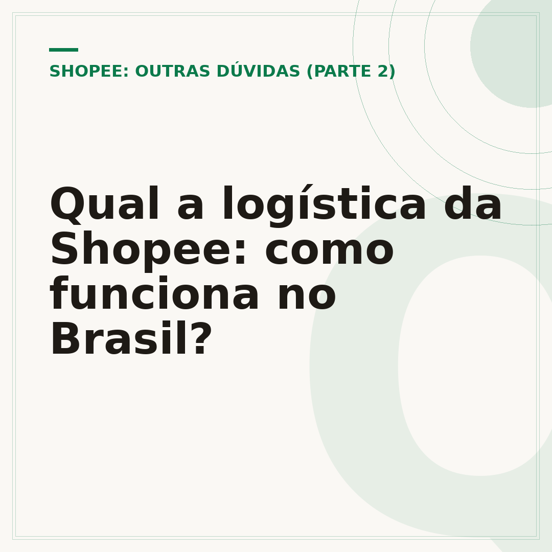 Qual a logística da Shopee: como funciona no Brasil?