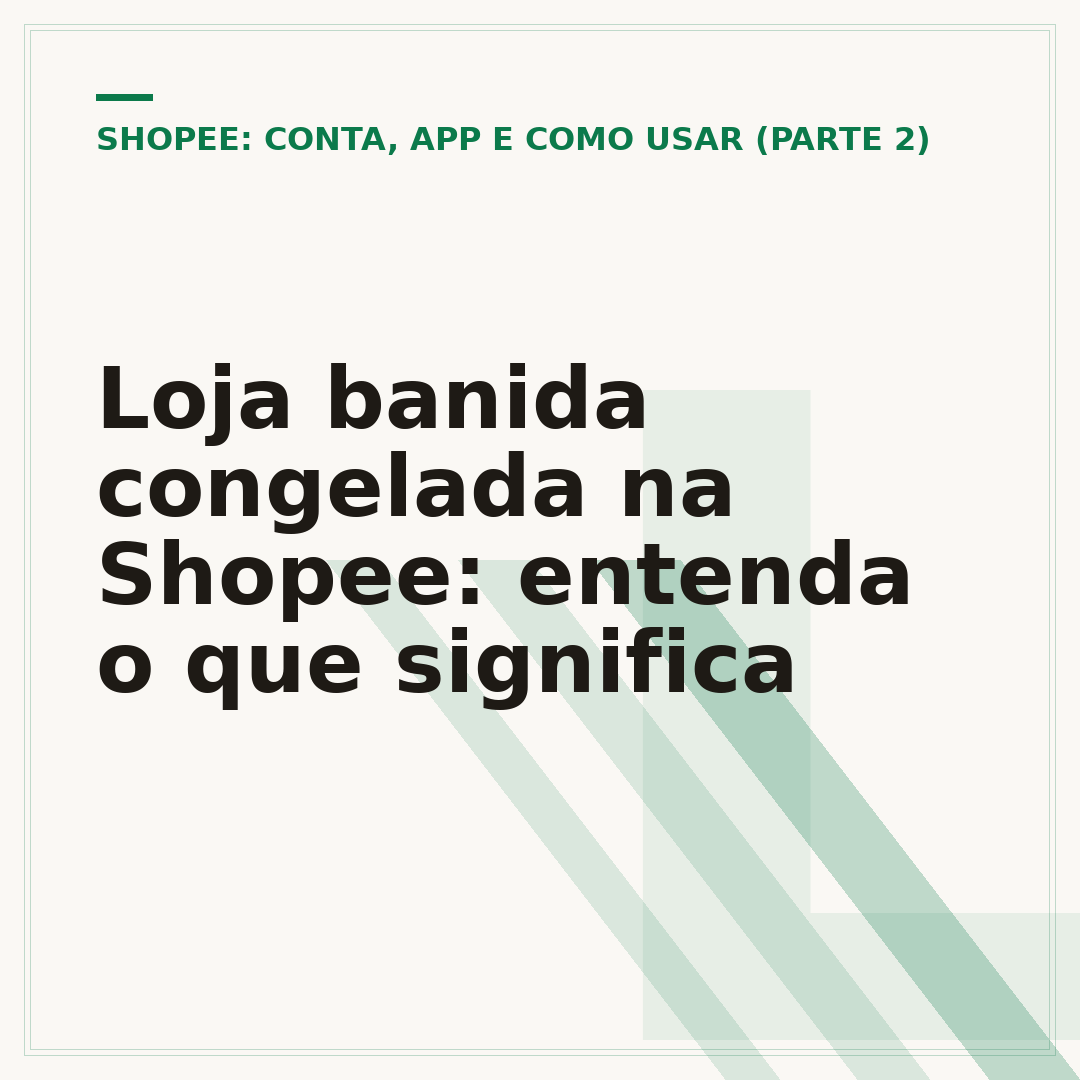 Loja banida congelada na Shopee: entenda o que significa