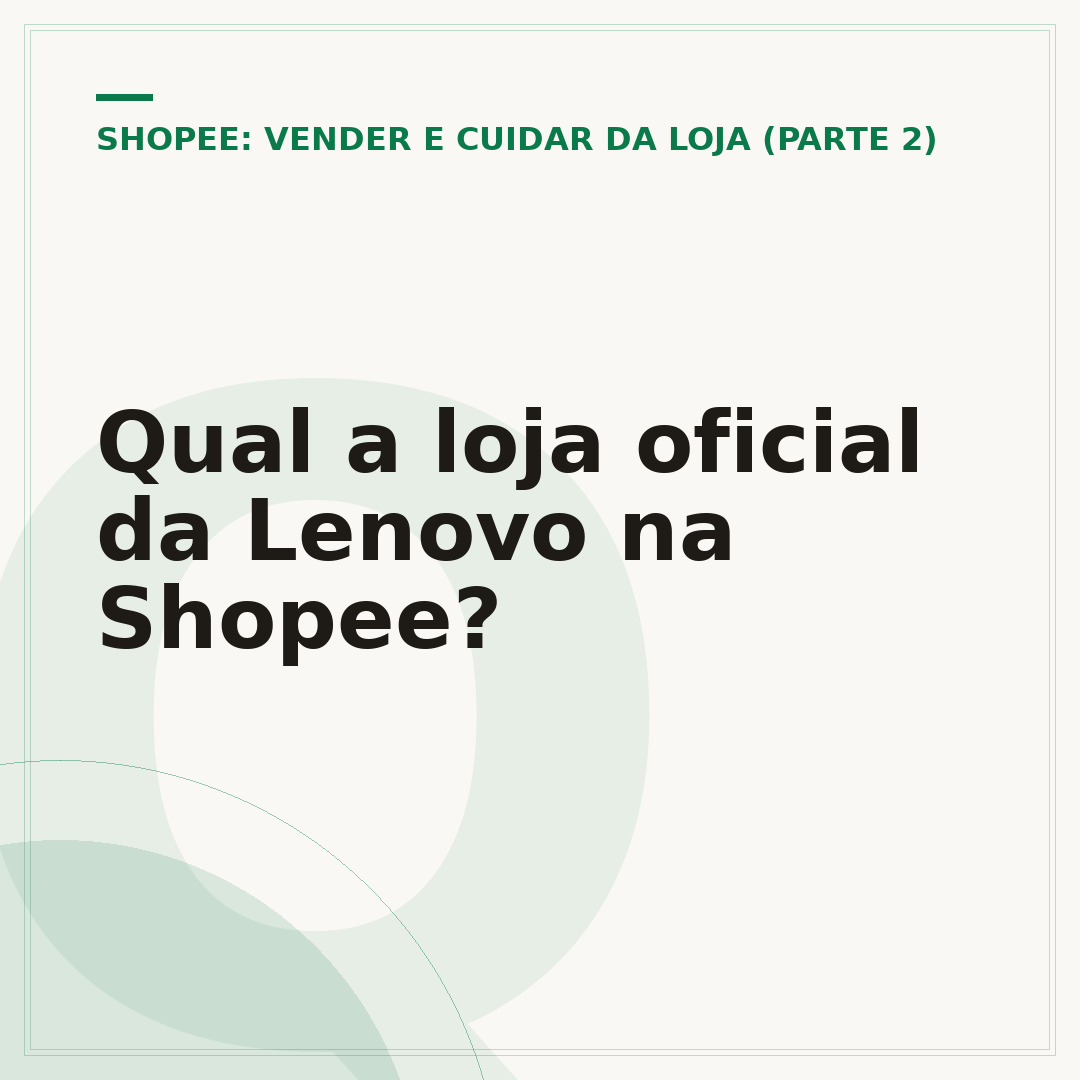 Qual a loja oficial da Lenovo na Shopee?