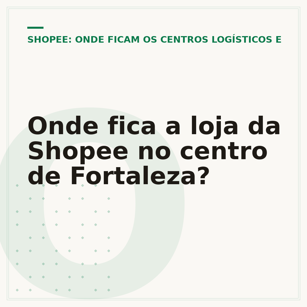 Onde fica a loja da Shopee no centro de Fortaleza?