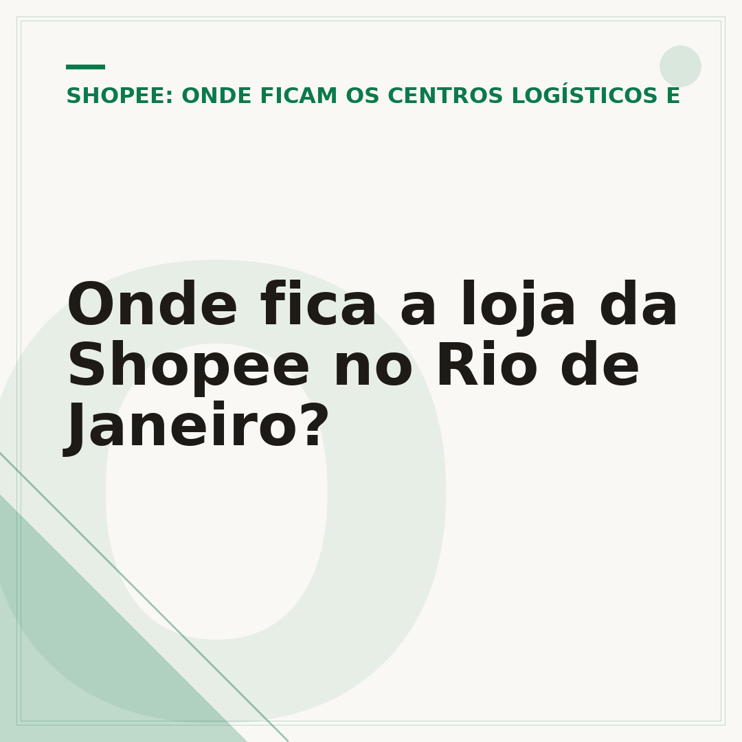 Onde fica a loja da Shopee no Rio de Janeiro?