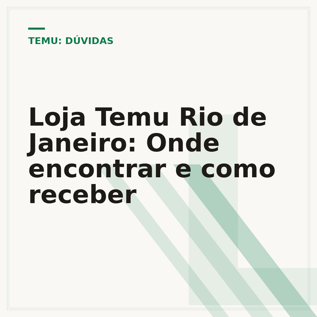 Loja Temu Rio de Janeiro: Onde encontrar e como receber