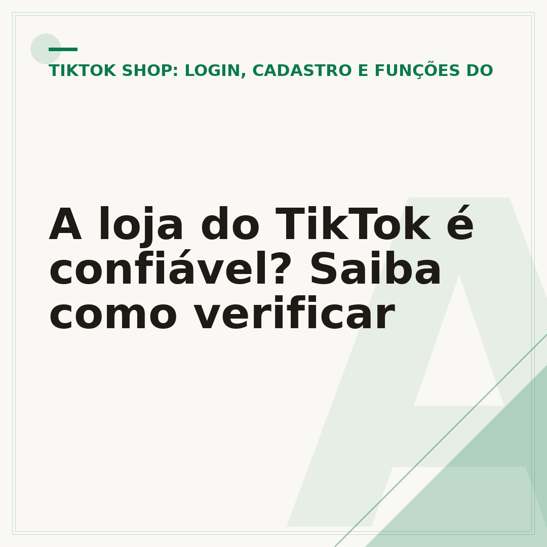 A loja do TikTok é confiável? Saiba como verificar