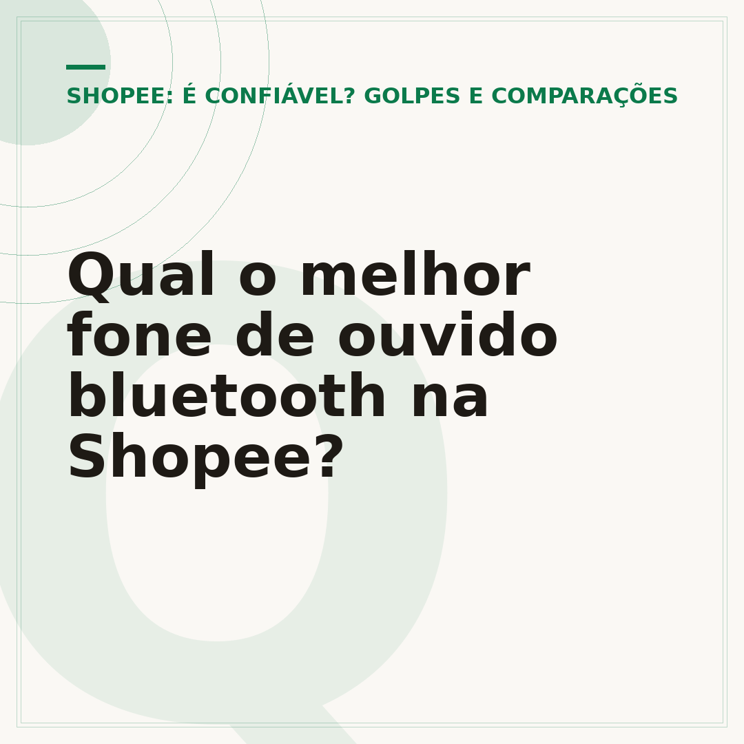 Qual o melhor fone de ouvido bluetooth na Shopee?