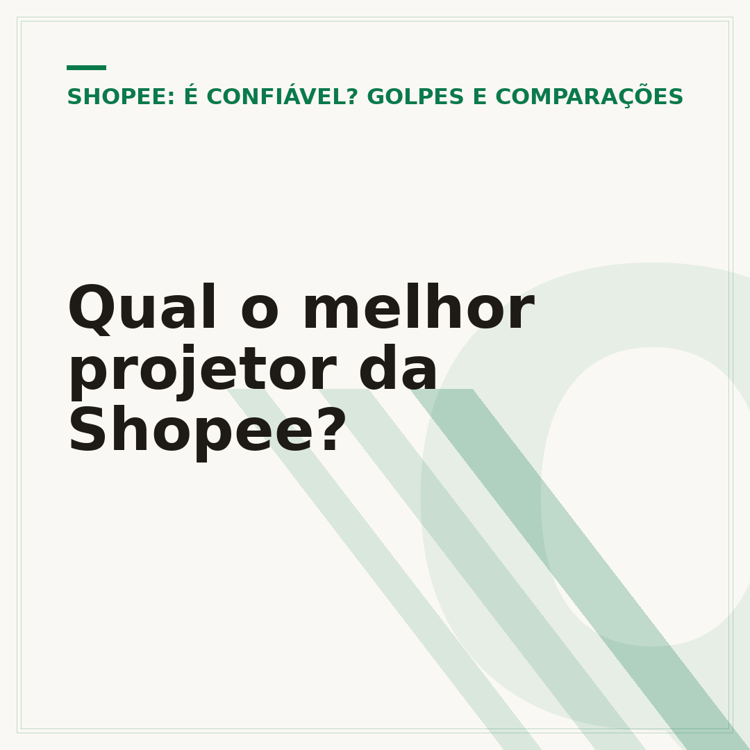 Qual o melhor projetor da Shopee?