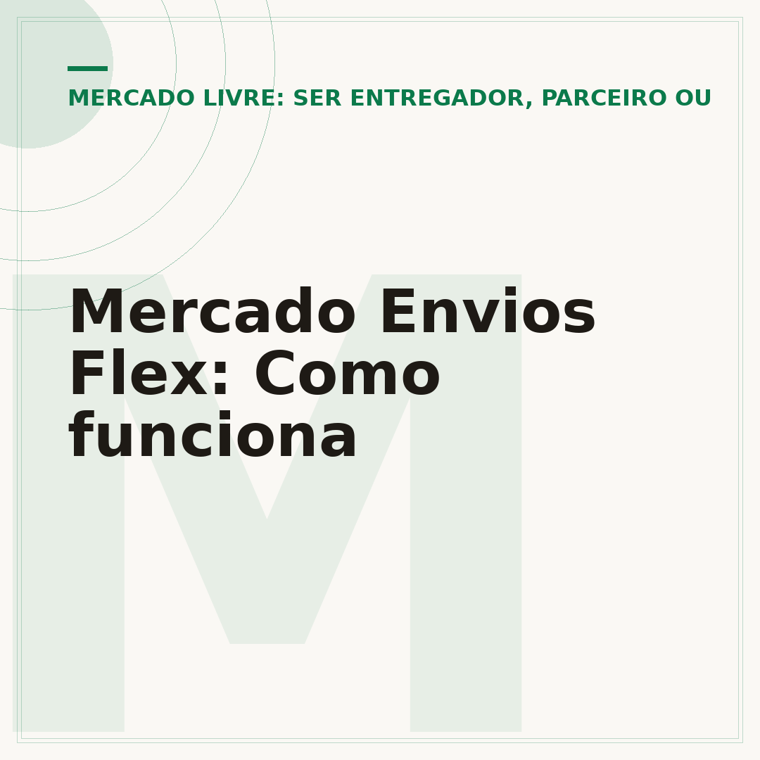 Mercado Envios Flex: Como funciona