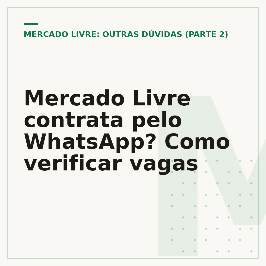 Mercado Livre contrata pelo WhatsApp? Como verificar vagas