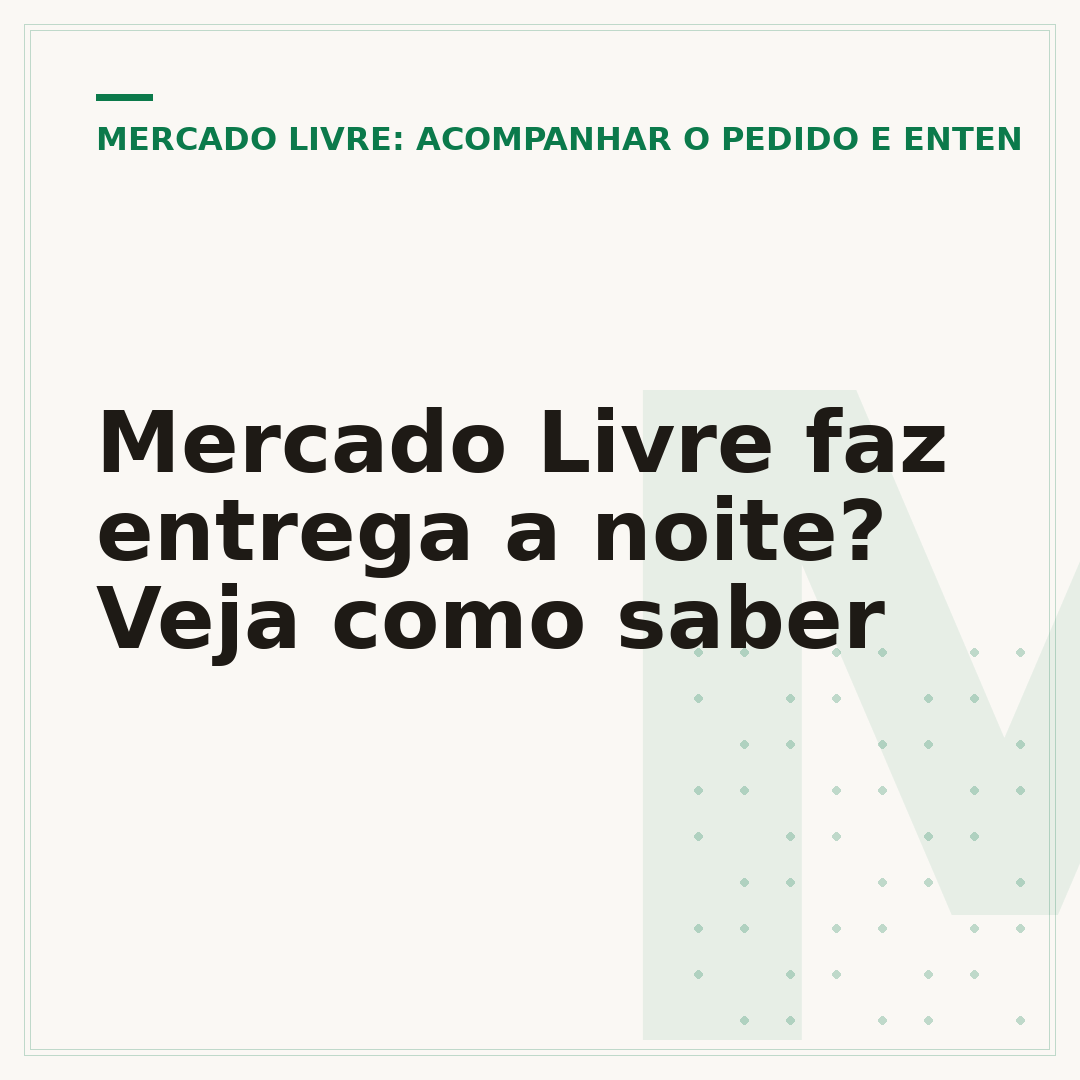 Mercado Livre faz entrega a noite? Veja como saber