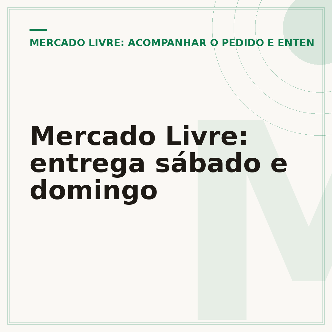 Mercado Livre: entrega sábado e domingo