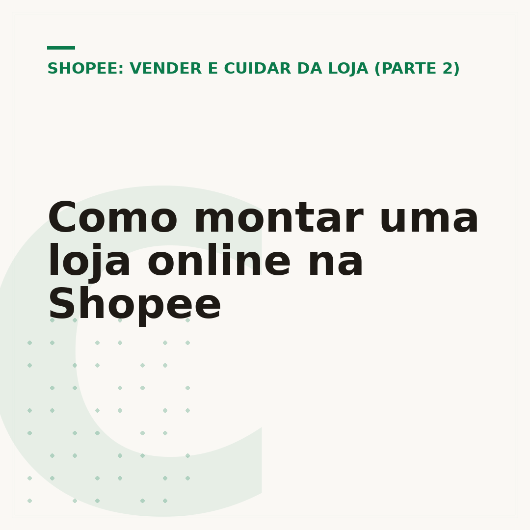 Como montar uma loja online na Shopee