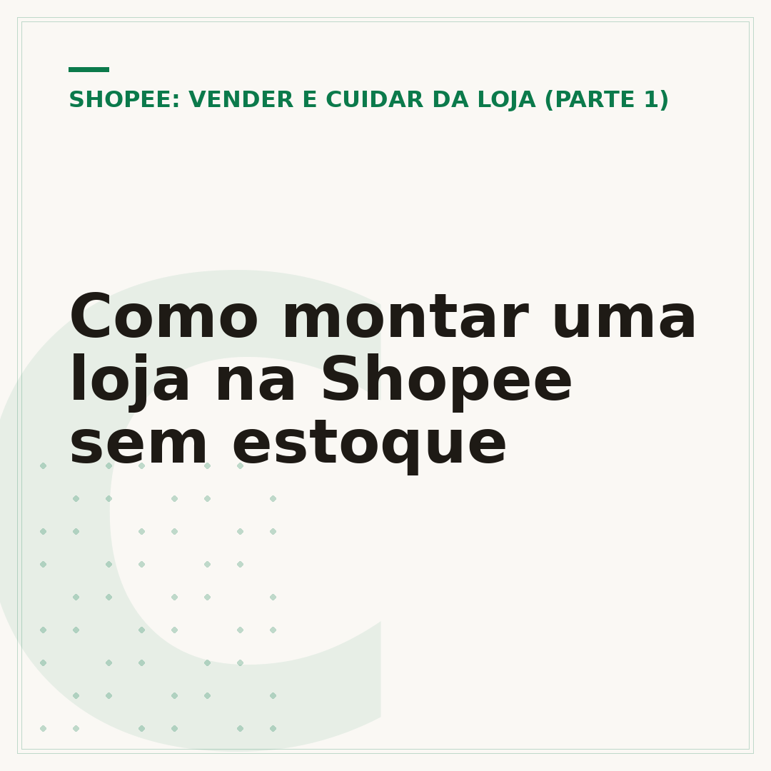 Como montar uma loja na Shopee sem estoque