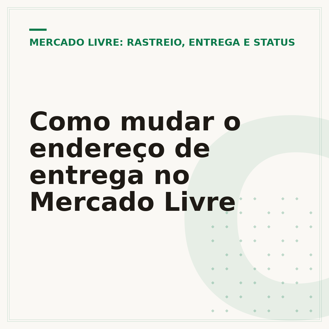 Como mudar o endereço de entrega no Mercado Livre