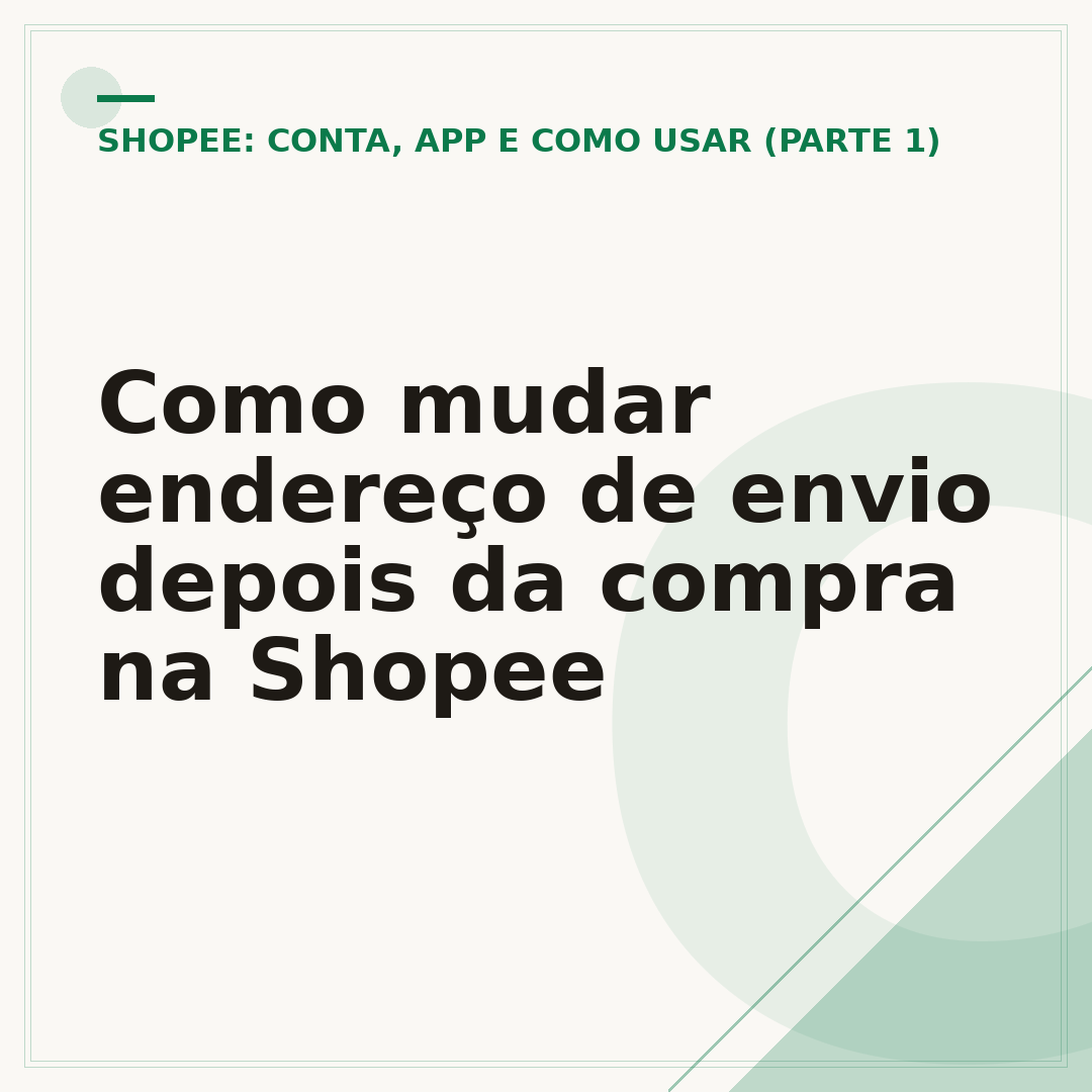 Como mudar endereço de envio depois da compra na Shopee