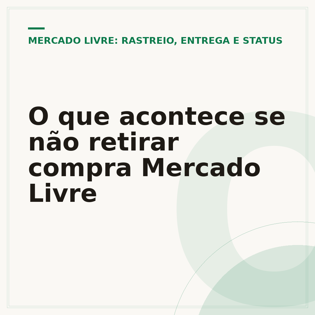 O que acontece se não retirar compra Mercado Livre