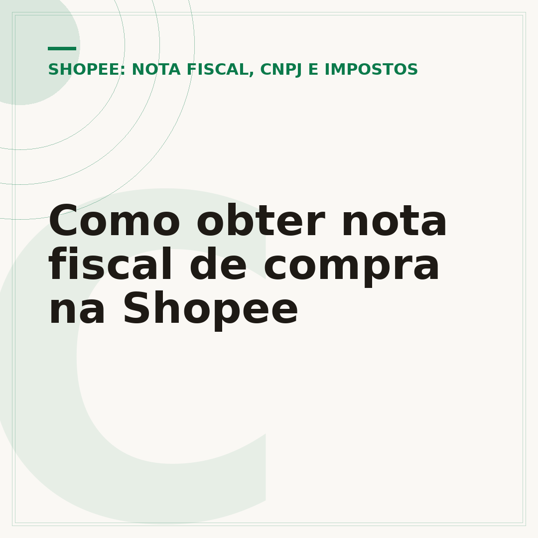 Como obter nota fiscal de compra na Shopee