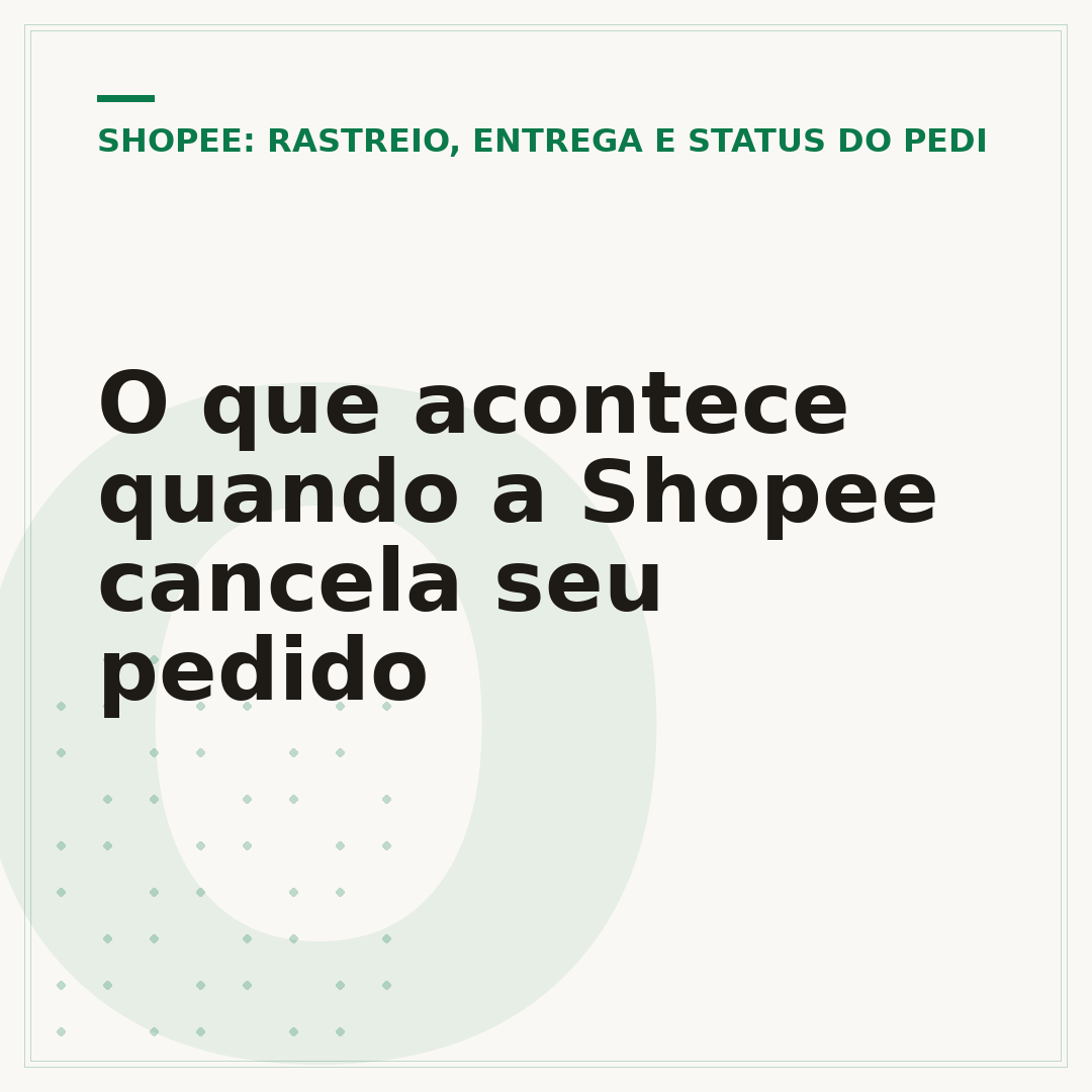 O que acontece quando a Shopee cancela seu pedido