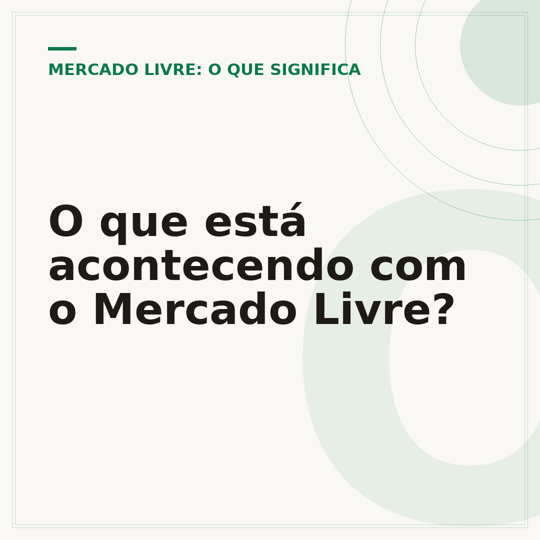 O que está acontecendo com o Mercado Livre?