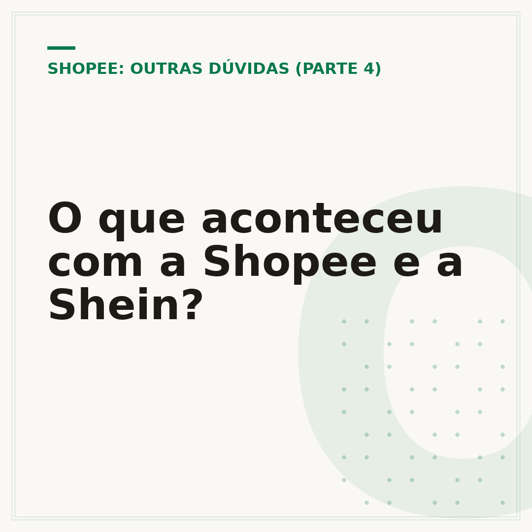O que aconteceu com a Shopee e a Shein?