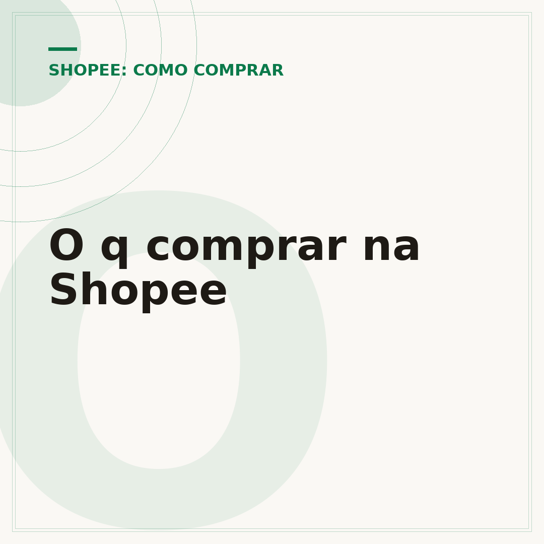 O q comprar na Shopee