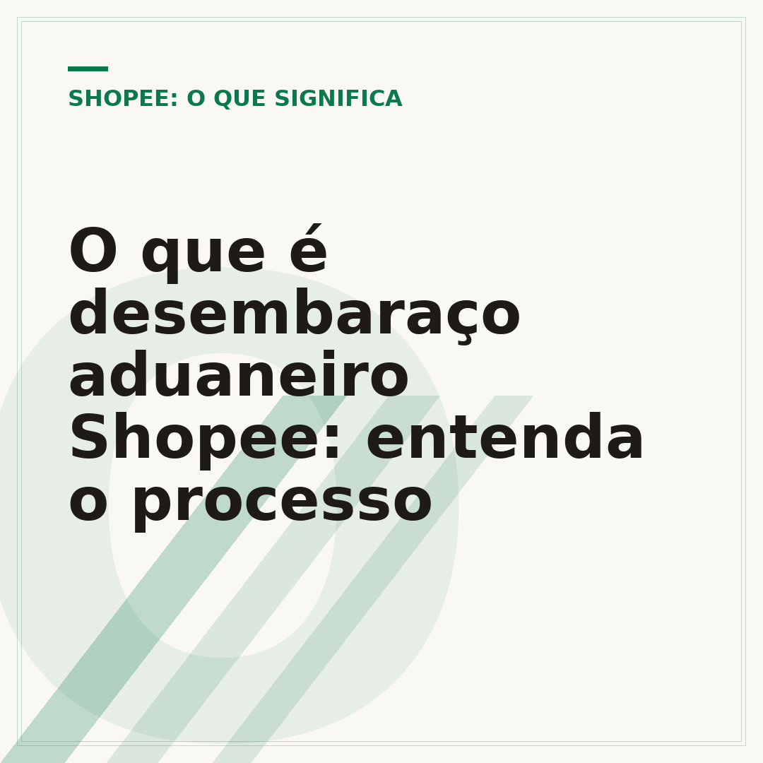 O que é desembaraço aduaneiro Shopee: entenda o processo