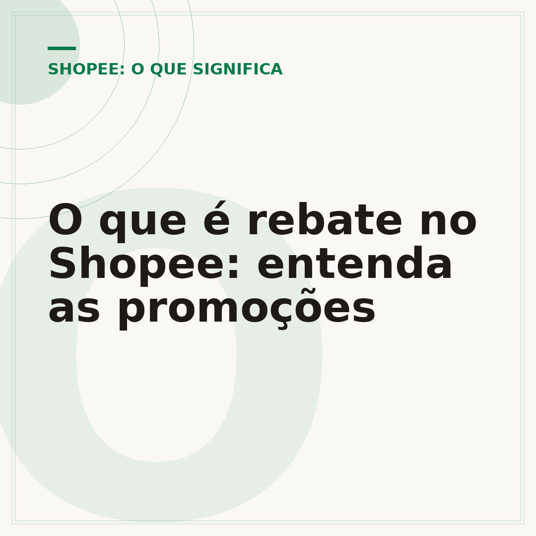 O que é rebate no Shopee: entenda as promoções