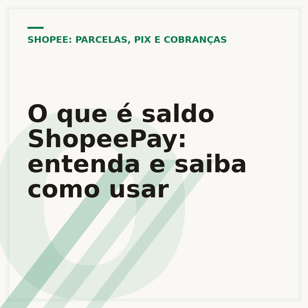 O que é saldo ShopeePay: entenda e saiba como usar
