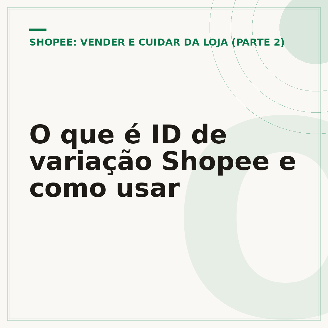 O que é ID de variação Shopee e como usar