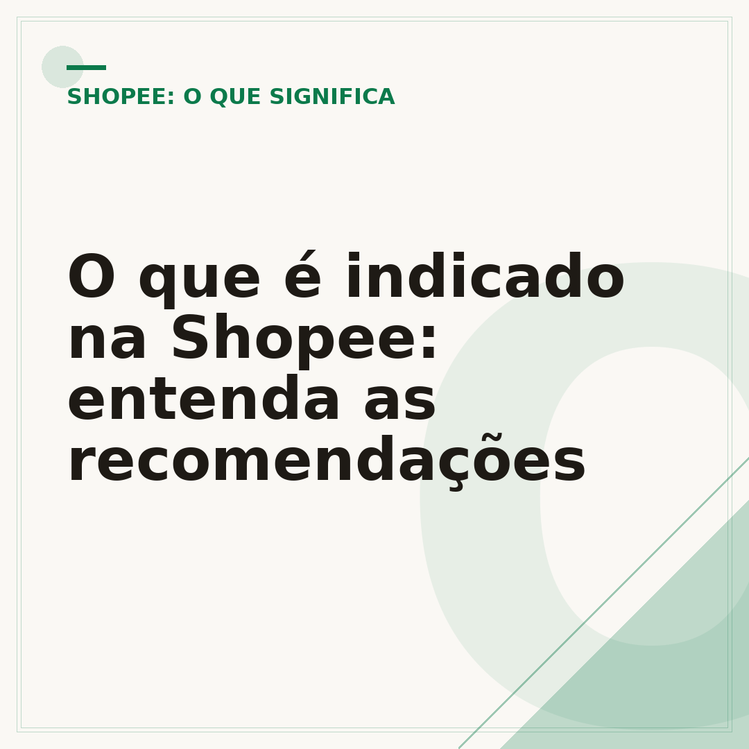 O que é indicado na Shopee: entenda as recomendações