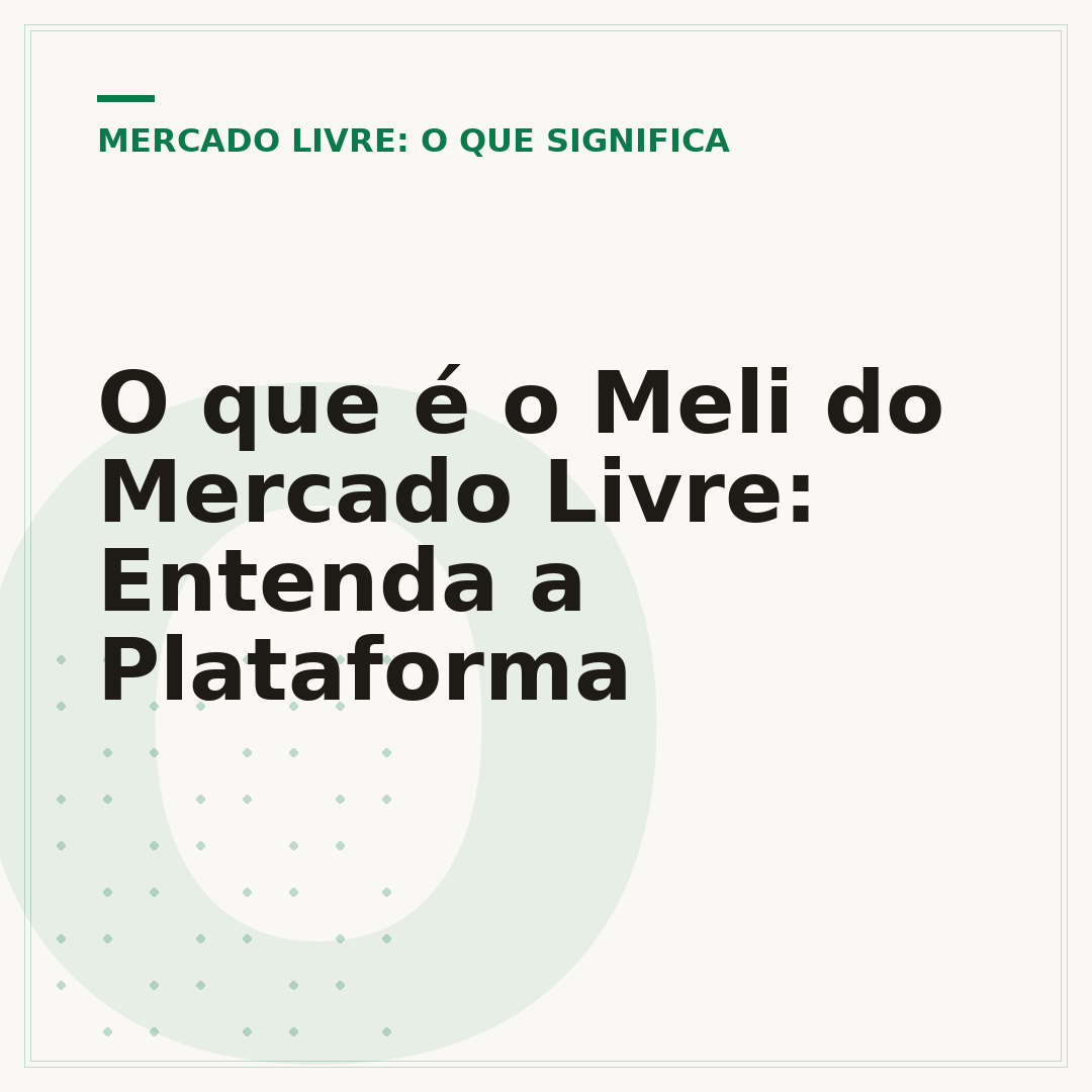 O que é o Meli do Mercado Livre: Entenda a Plataforma