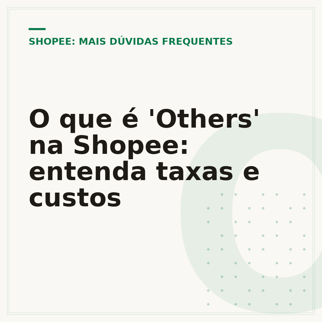 O que é 'Others' na Shopee: entenda taxas e custos