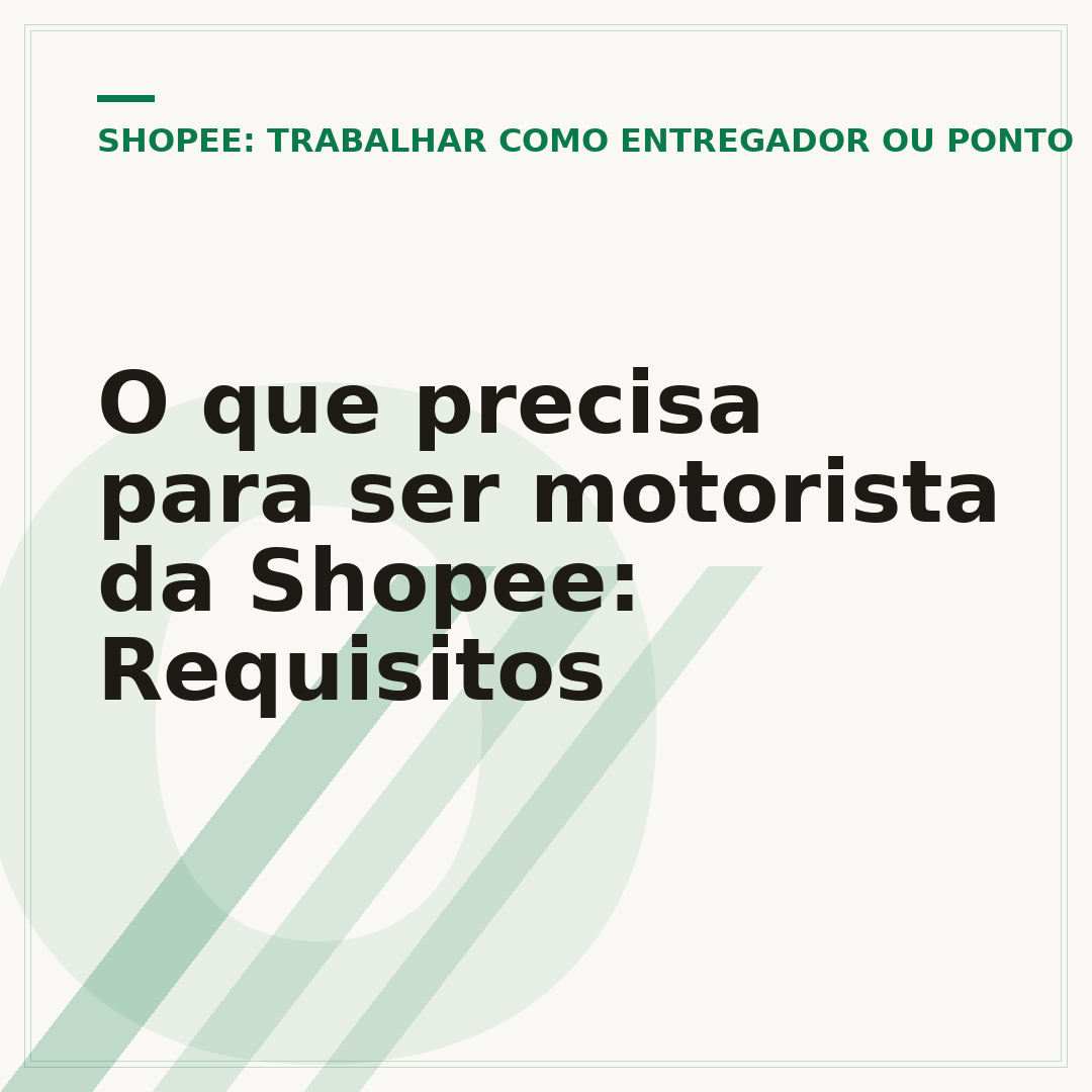 O que precisa para ser motorista da Shopee: Requisitos