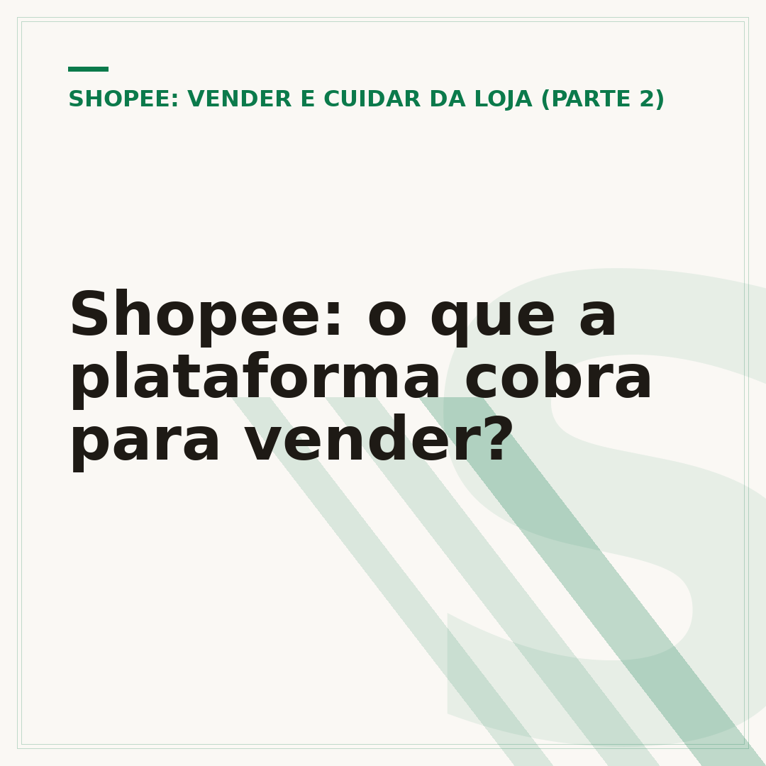 Shopee: o que a plataforma cobra para vender?
