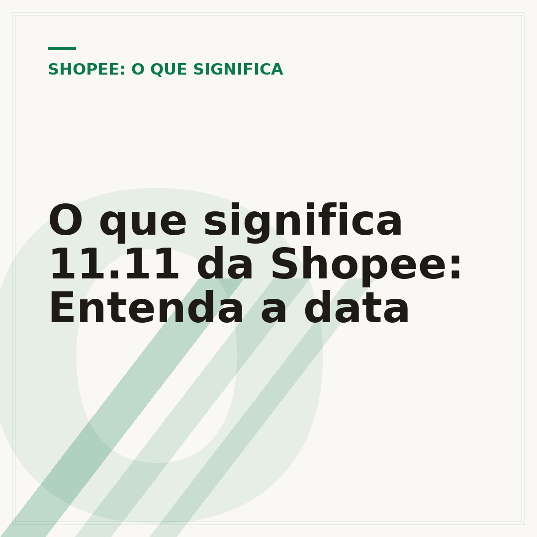 O que significa 11.11 da Shopee: Entenda a data