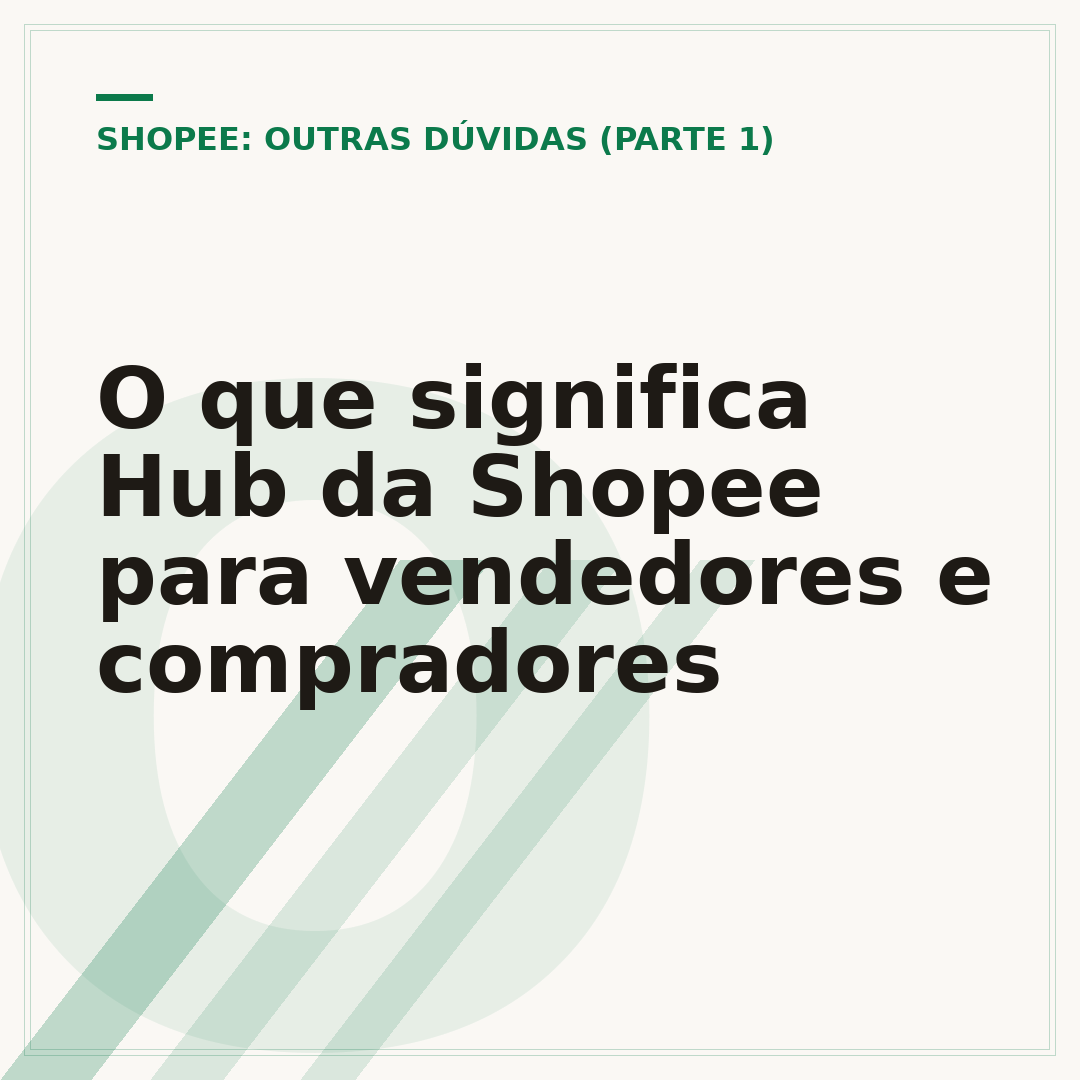 O que significa Hub da Shopee para vendedores e compradores