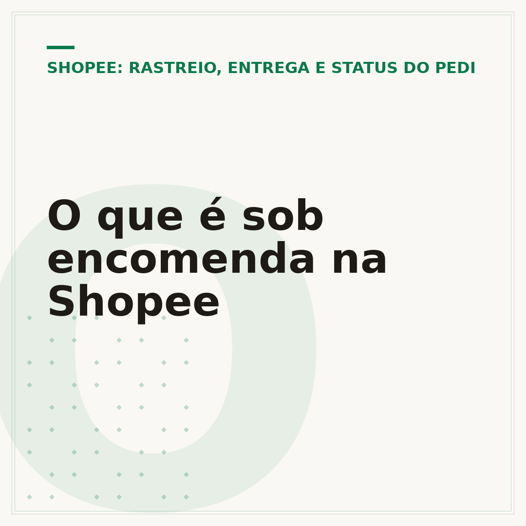 O que é sob encomenda na Shopee