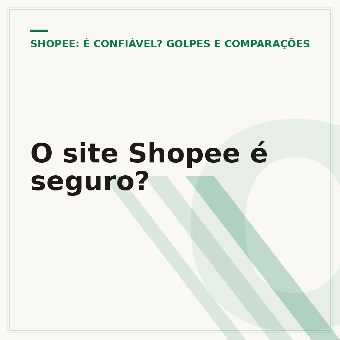 O site Shopee é seguro?