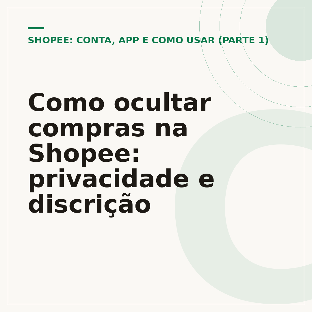 Como ocultar compras na Shopee: privacidade e discrição